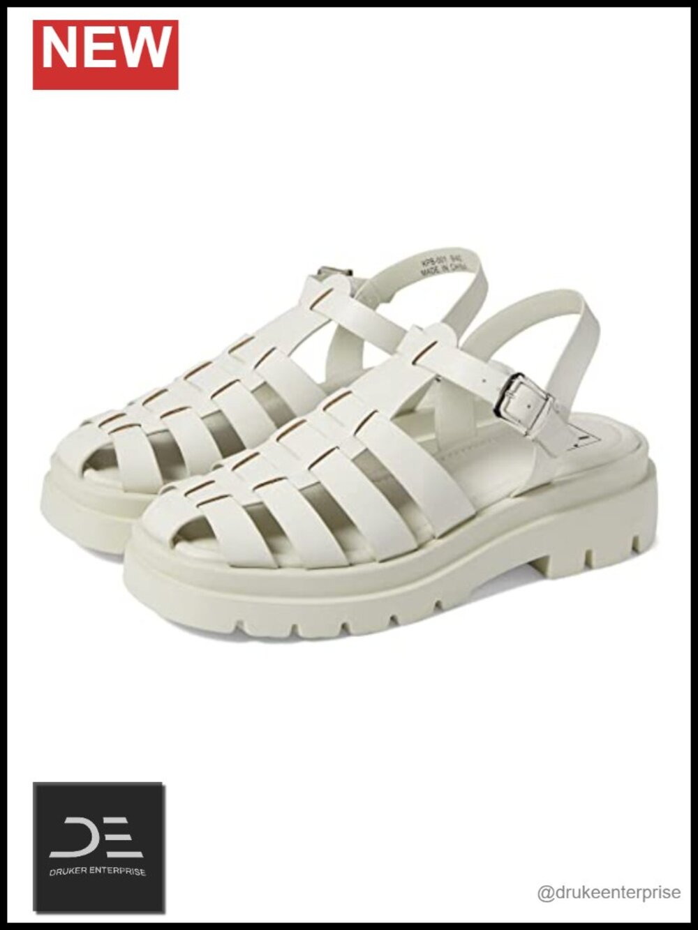 Dirty Laundry Kingman Slingback Fisherman Sandals Lugg Heel
